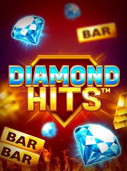 Decorative casino game artwork for ChainLuck: Diamond Hits